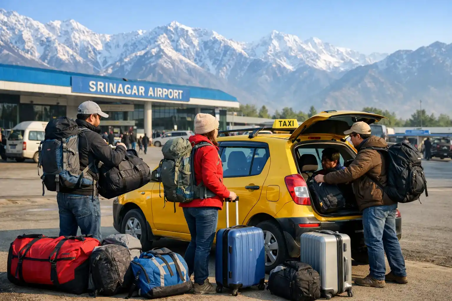Direct Taxi booking from Srinagar to Leh