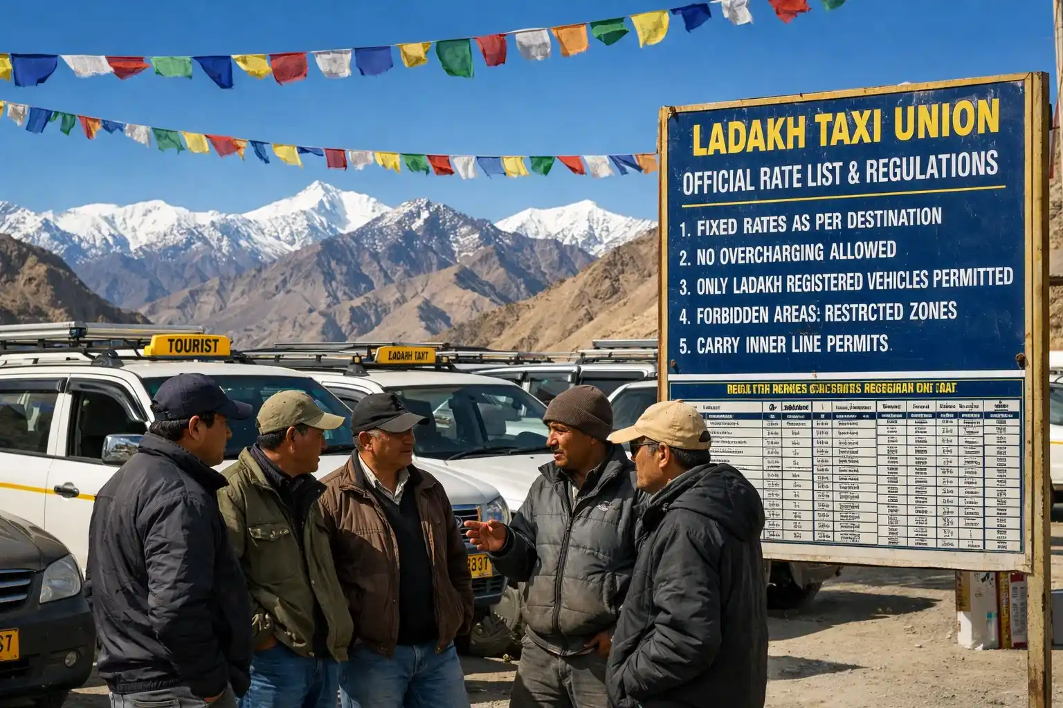 Ladakh Taxi Stand Discussion- Srinagar to leh taxi service
