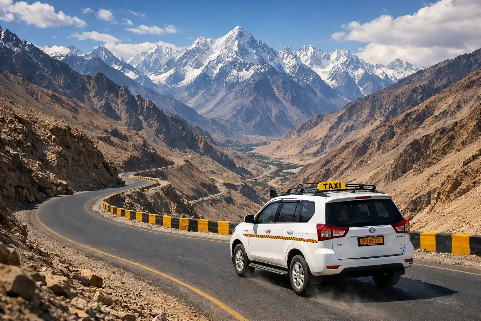 Srinagar to Leh Taxi booking service