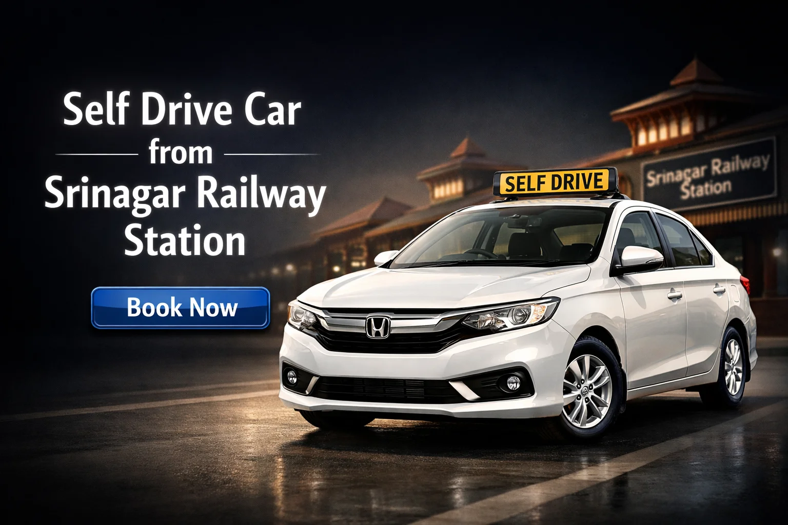 Self drive car Kashmir from Srinagar railway station