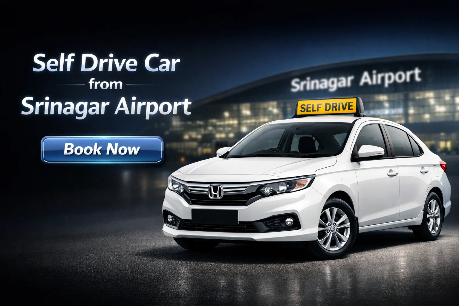 Self drive car for Srinagar Airport